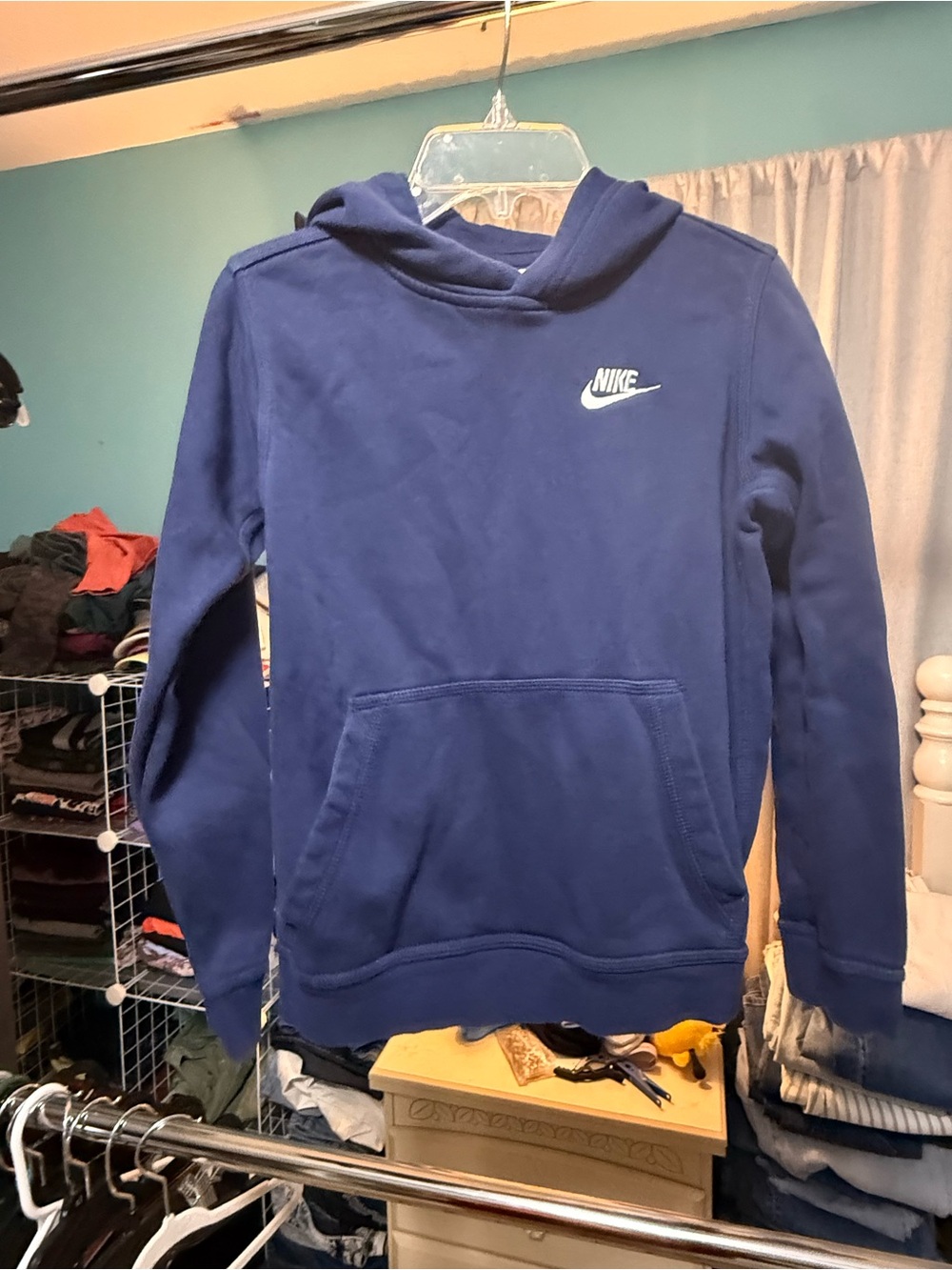 Nike Boys Youth Club Fleece Pullover Hoodie